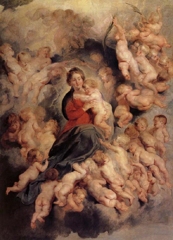 Peter Paul Rubens La Vierge a l'enfant entoure des saints Innocents china oil painting image